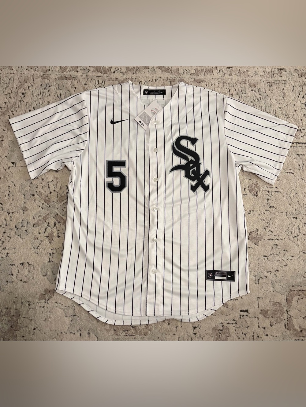 Nike Chicago White Sox Munetaka Murakami #5 Japan Pinstripe Jersey Men's Sz: L